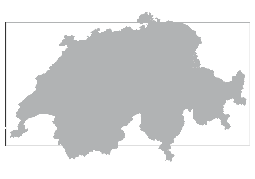 Schweiz Karte - Aufbau der Karte