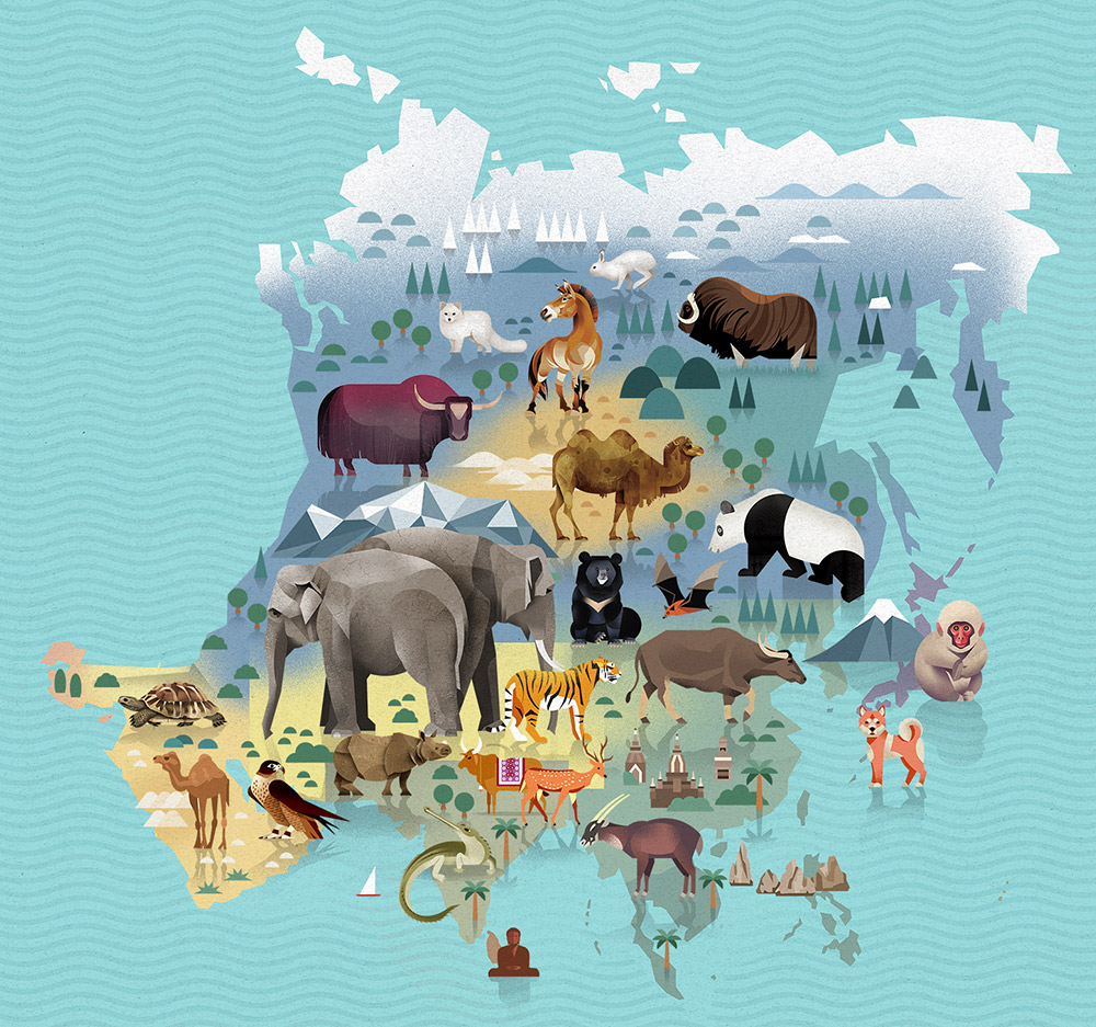 The World of Animals - Marmota Maps