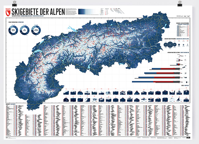 The Alps 609 Ski Resorts One Map Marmota Maps